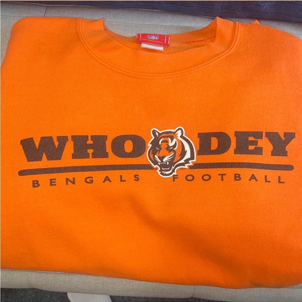 Vintage Cincinnati Bengals Crew Neck Sweatshirt